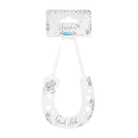 Good Luck Me to You Bear Wedding Horseshoe Plaque £4.99